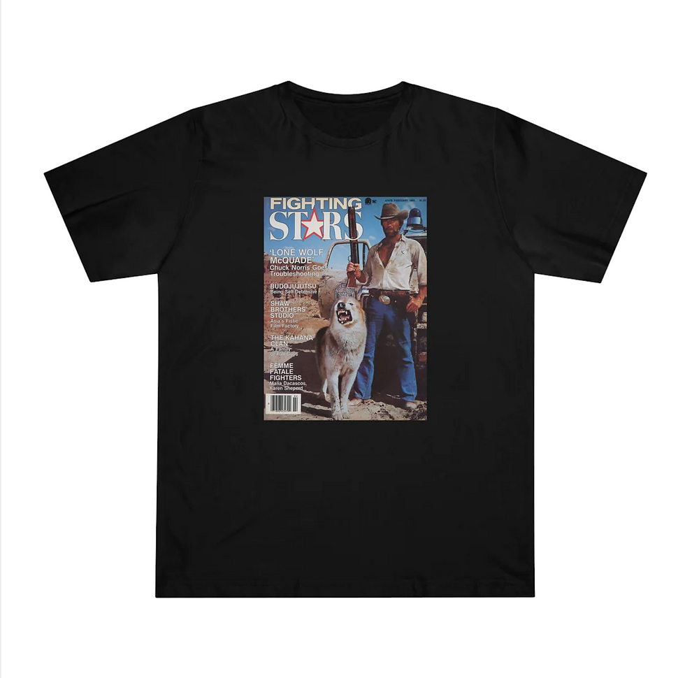 Chuck Norris Fighting Stars T Shirt 