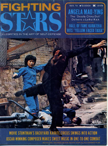 Angela Mao on fighting stars cover