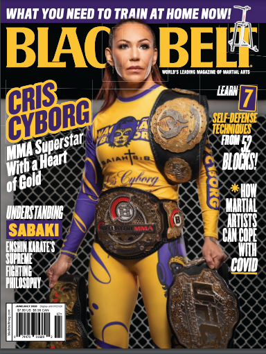 cris cyborg on black belt mag cover