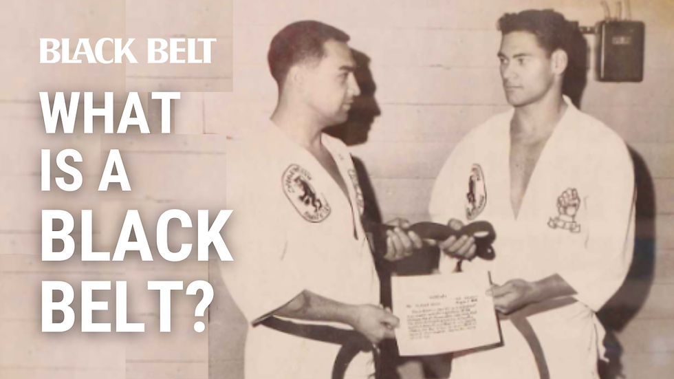 what is a black belt