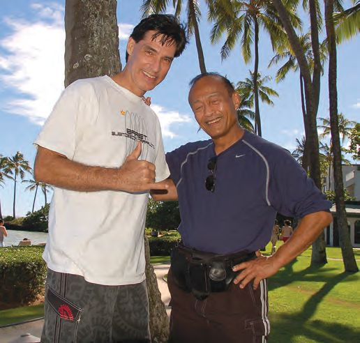 Burton Richardson with Dan Inosanto