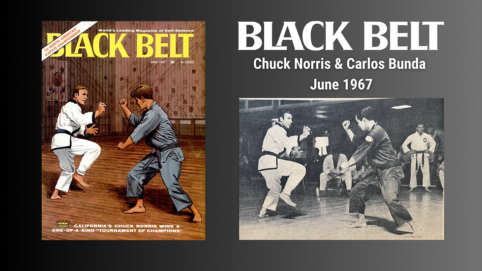 Chuck Norris and Carlos Bunda