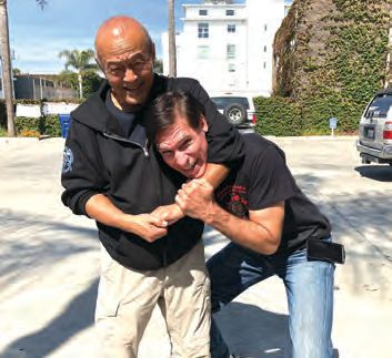 Burton Richardson with Dan Inosanto