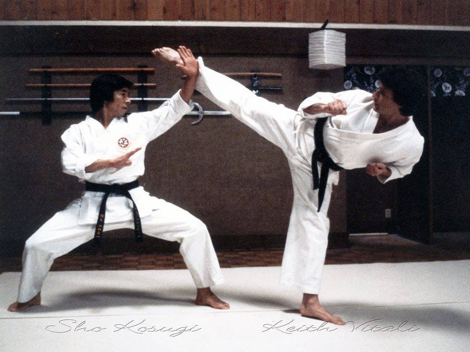 Keith Vitali and Sho Kosugi in "Revenge of the Ninja"