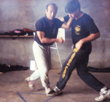 Burton Richardson with Dan Inosanto