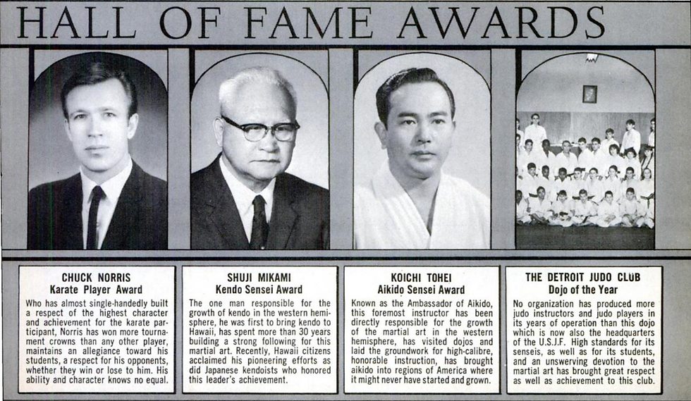 Hall of Fame 1964