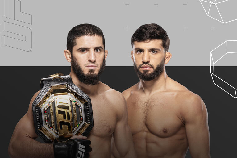 Makhachev vs. Tsarukyan 2 poster