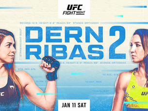 UFC Fight Night: Dern vs. Ribas 2 Full Fight Card & Breakdown