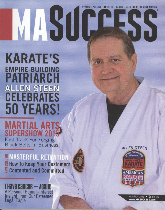 On the cover of MA Success celebrating 50 years of excellence