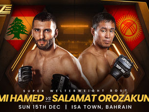 Lebanese Knockout Sensation Rami Hamed Returns to BRAVE CF on December 15 at BRAVE CF 92