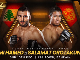Lebanese Knockout Sensation Rami Hamed Returns to BRAVE CF on December 15 at BRAVE CF 92