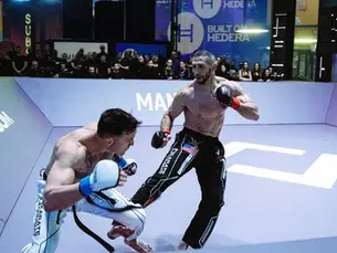 Levine KOs De Castaneda AGAIN to Retain Karate Combat Title