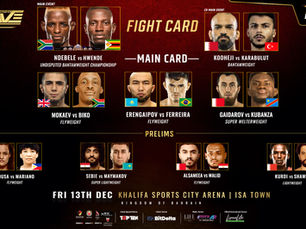 Full Stacked Card for BRAVE CF 91: Historic All-African Showdown, Arab MMA Legend's Return, and Undefeated Stars Collide!