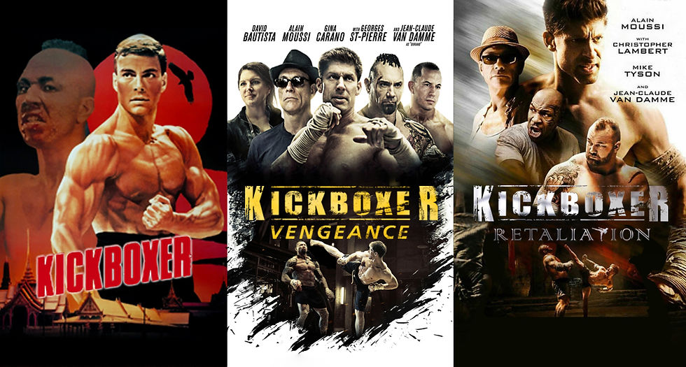 Movie posters of Van Damme