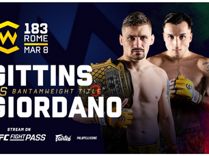 Epic Title Fight and Action-Packed Lineup Announced for Cage Warriors 183 in Rome!